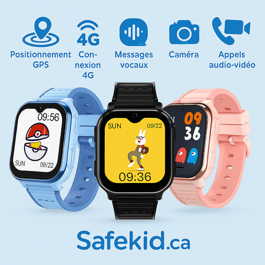 Safekid.ca 4G GPS Watch - Ultra Version - Generation 8