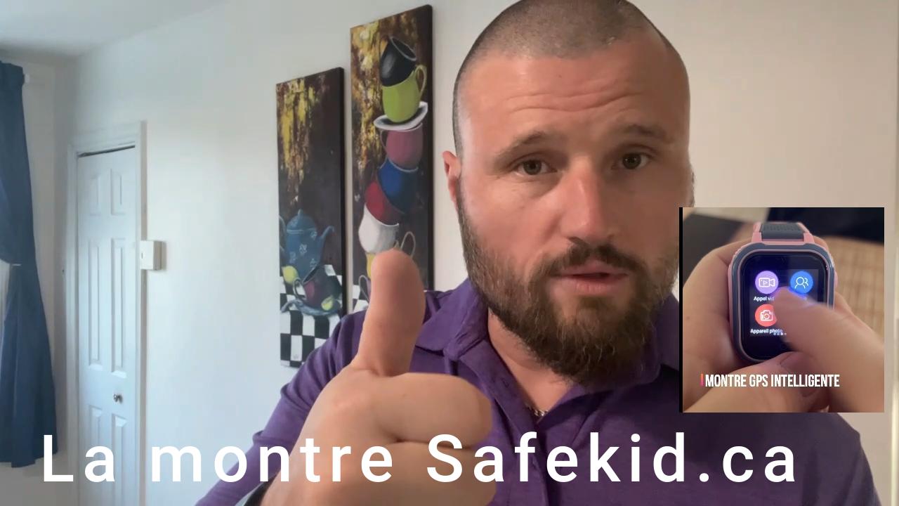 La montre GPS pour enfants avec forfait pour le Canada Safekid.ca